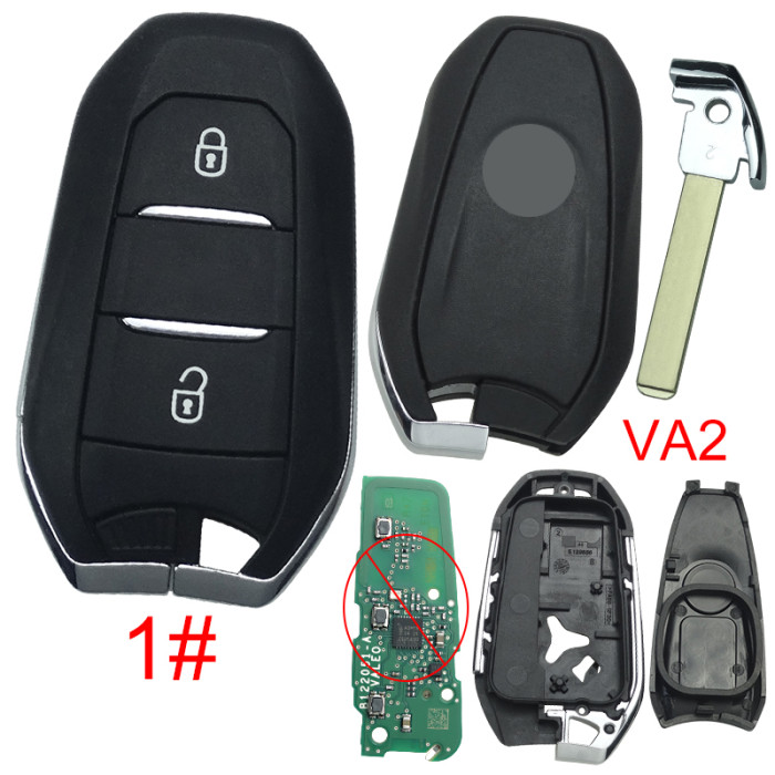 Free shipping 5pcs/lot For Opel remote key shell with original badge, pls choose the button and blade