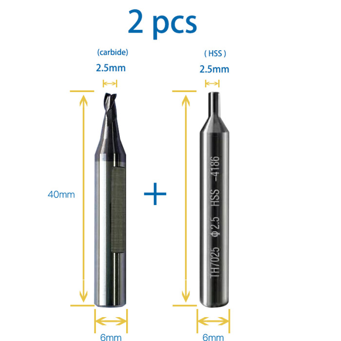 Key Cutter Carbide Milling Cutters Probe For Nickel Silver key on SILCA JMA Keyline Key Duplicator Key Copy Machine Locksmith Tools