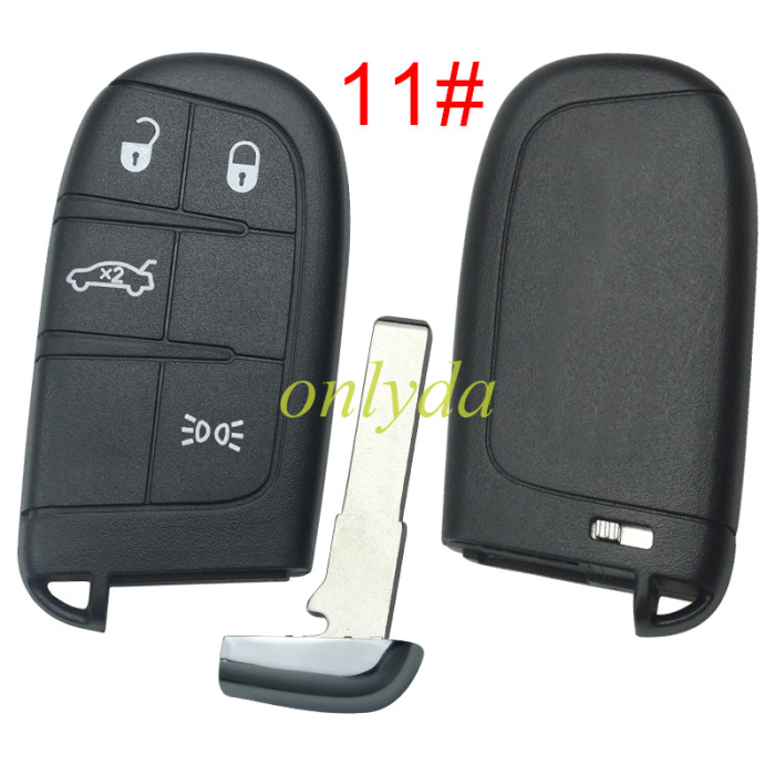 Free shipping 10pcs/lot For Fiat  remtoe key blank with blade SIP22 without badge place , pls choose button