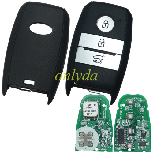 Free shipping Copy Original for  Kia 4 button remote key with 434mhz with 4D60+dst40 chip 18C6NLTG4