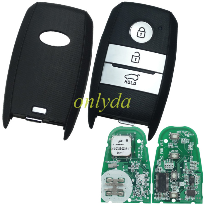 Free shipping Copy Original for  Kia 4 button remote key with 434mhz with 4D60+dst40 chip 18C6NLTG4