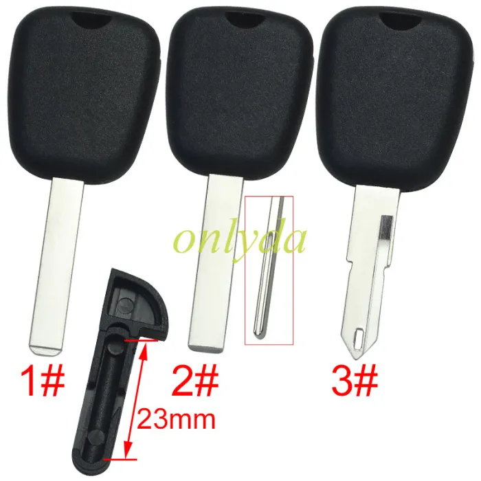 Super Stronger GTL shell for Peugeot transponder key shell without badge，with longer chip slot. pls choose the blade