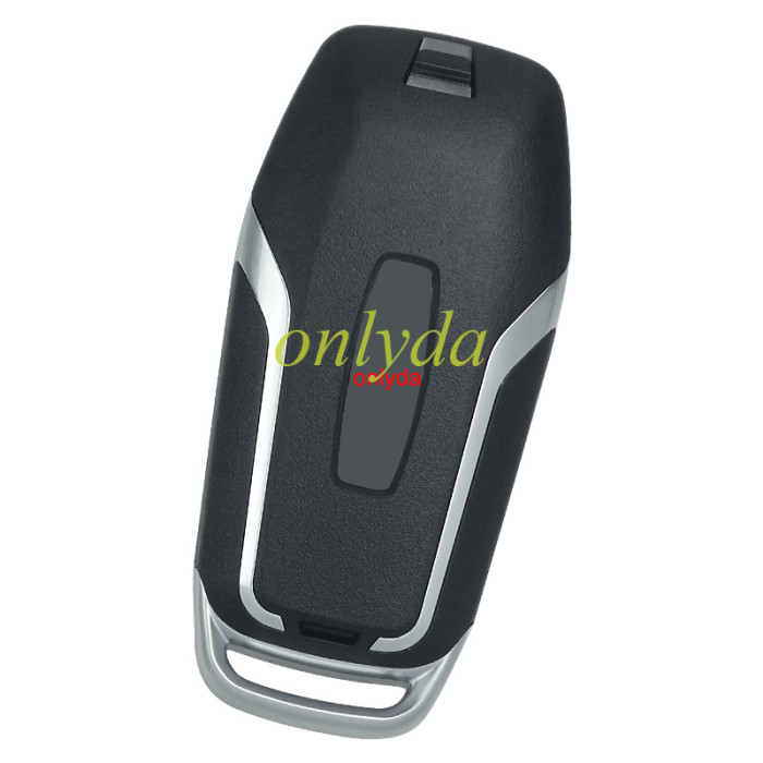 For Ford  remote key shell with key blade with Lincoln badge， pls choose button