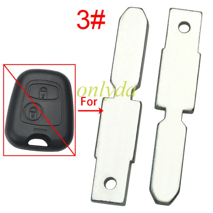 blade for Peugeot Citroen remote key shell, pls choose the type you need