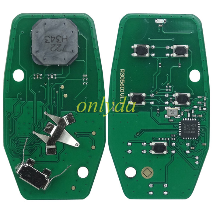 Free shipping made in China For 2017 - 2020 Alfa Romeo Giulia Stelvio Smart key  5 button  FCC ID: KR5ALFA434 433MHz P/N: 6EP44LXHA. 6WN70LXHAA/ 4A chip