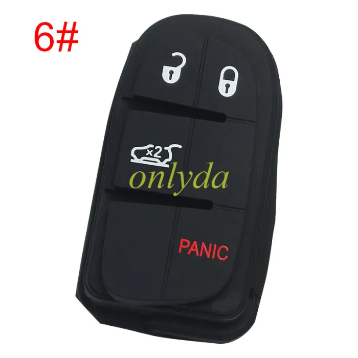 For Chrysler remote key shell button pad, pls choose the button
