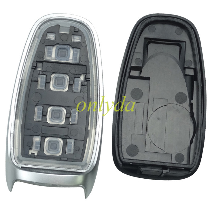 Free shipping 5pcs/lot For Hyundai remote key blank with badge , please choose button