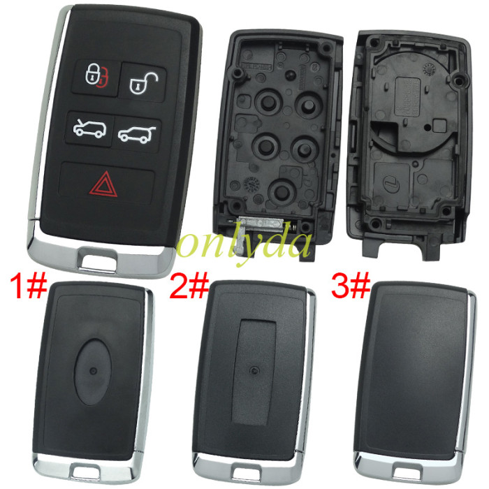 Free shipping 5pcs/lot For LandRover replacement shell  for original 5 button remote key
