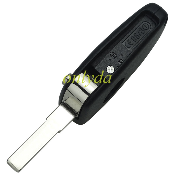 Free shipping 5pcs/lot Super Stronger GTL shell  Fiat  2/3 button remote key blank withbattery clamp with bagde , pls choose model .