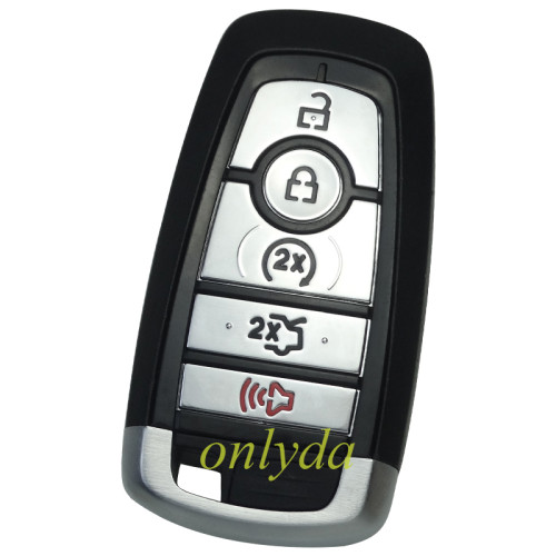 Free shipping OEM Smart Key For RAPTOR Buttons:5   Frequency:902MHz Transponder:HITAG PRO ID49  Part No: KL7T-15K601-BA keyless go AUTOMATIC START