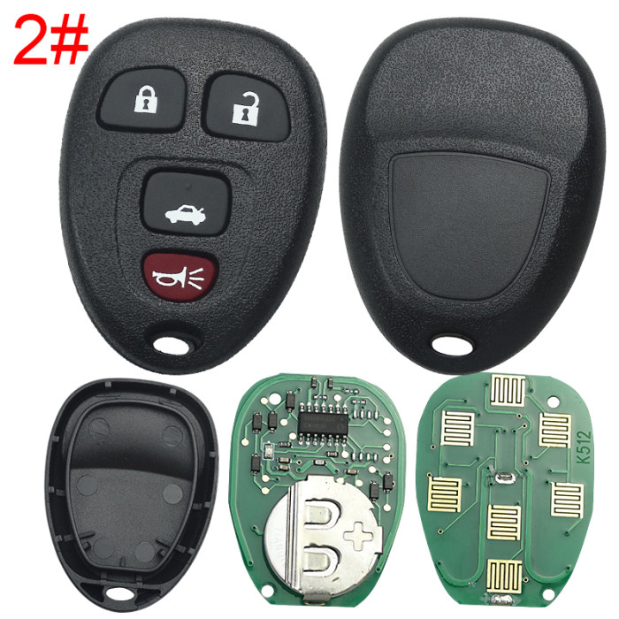 Free shipping For Buick GM remote key blank with 315mhz OUC60270 315 CH-010 POUC60270(G9), pls choose button