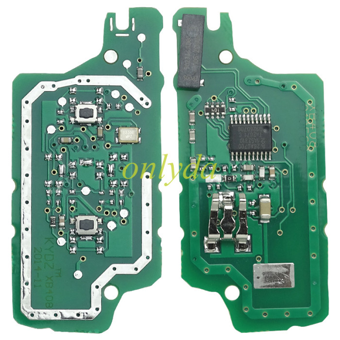 Free shipping KYDZ Brand Peugeot CE0536  2 Button Flip  Remote Key  FSK model  with VA2 and HU83 blade , please choose the key shell, with 46 chip