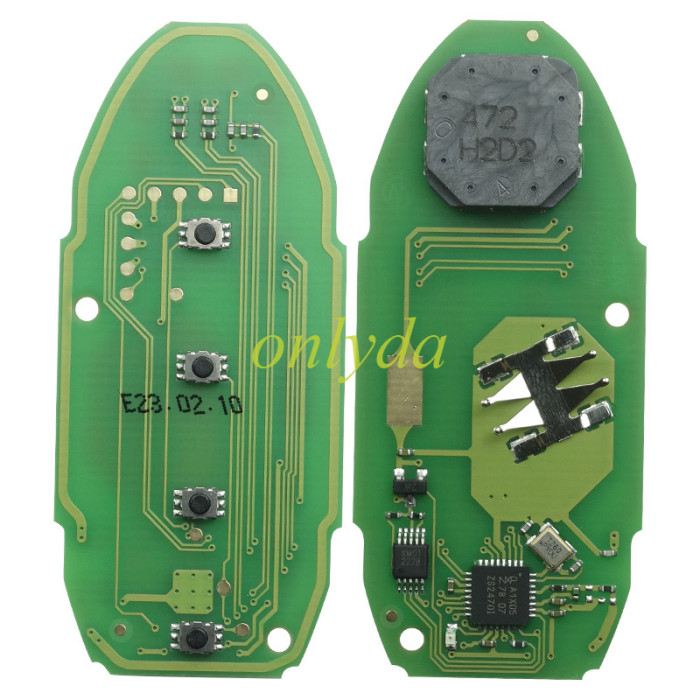 Free shipping Xhorse Universal Remotes 4 button Keyless Smart remote key with Proximity function VVDI2 PN: XSNIS2EN for mini key tool