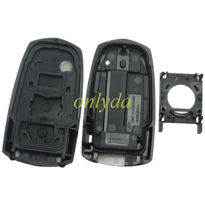 For Geely  original Remote key 4A chip 433.92MHz  ASK