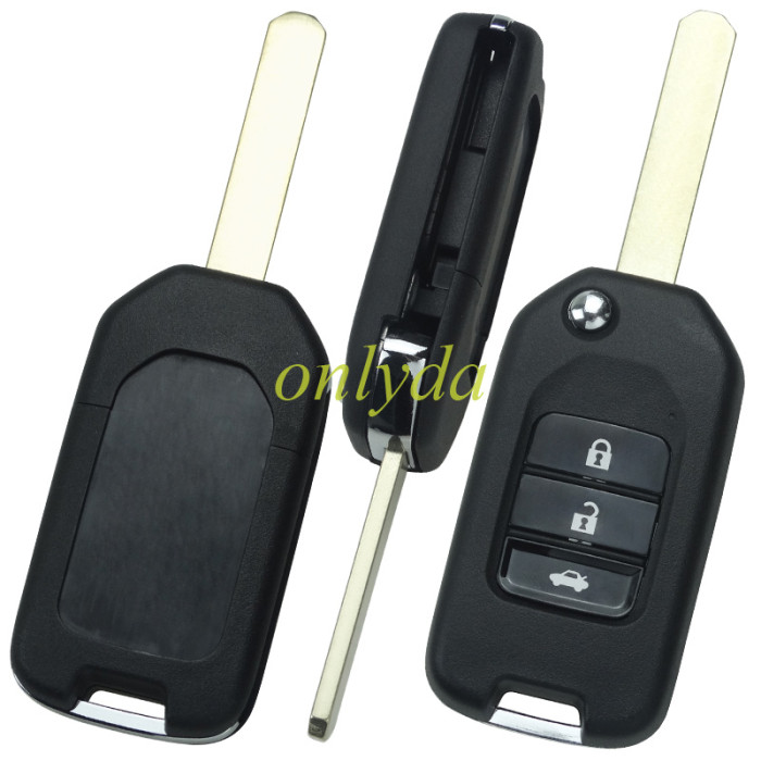 Free shipping 5pcs/lot For Honda 2/3 button remote key shell without badge , The key shell and the original structure, Pls choose button