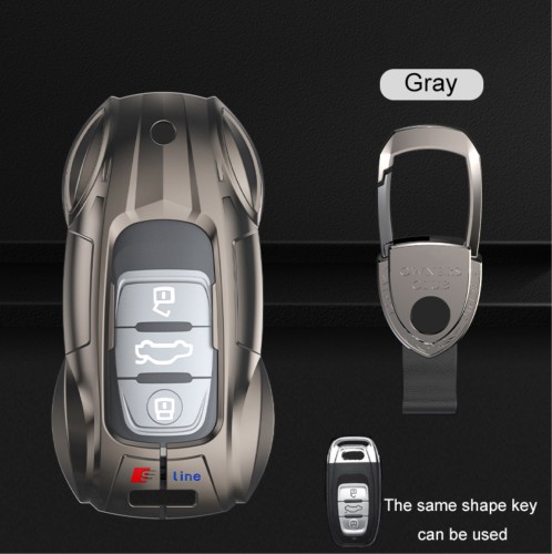 Free shipping for audi tpu and key ring and screwdriver, silver and gray  you can choose