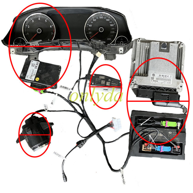 Free shipping For Volkswagen Touareg 5th Generation Anti-theft Platform Line