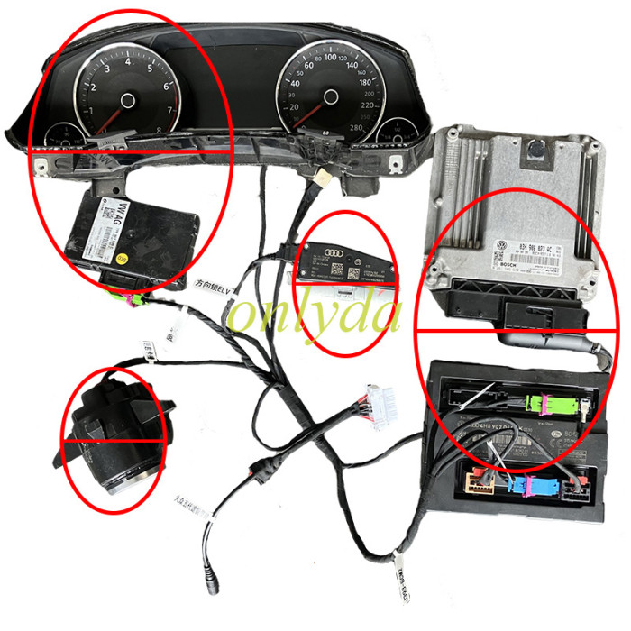 Free shipping For Volkswagen Touareg 5th Generation Anti-theft Platform Line