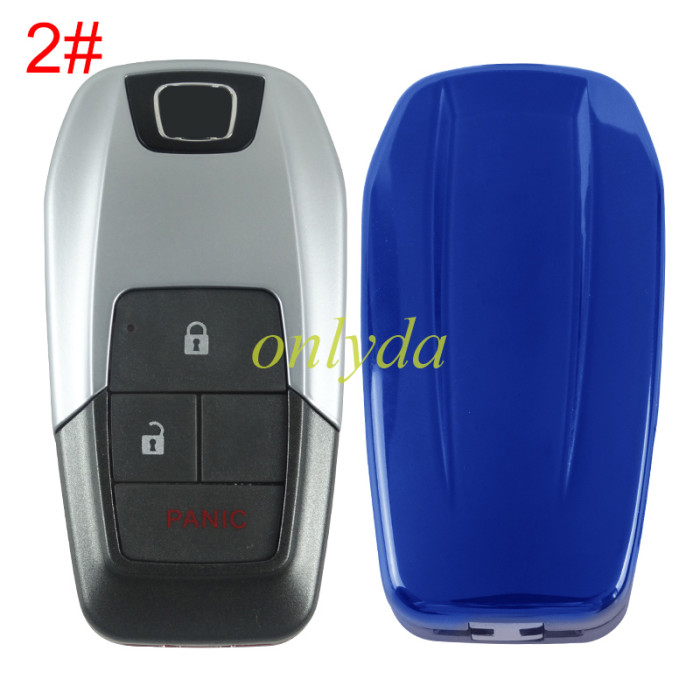Free shipping 5pcs/lot For Honda modified remote key blank , please choose the button