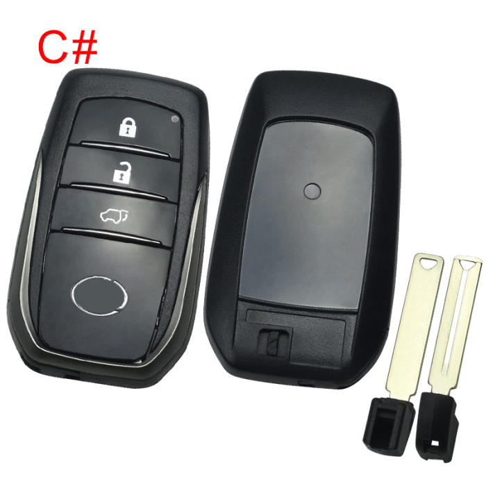Free shipping 5pcs/lot For Lexus remote key shell  with badge , the back part can choose badge,  pls choose button