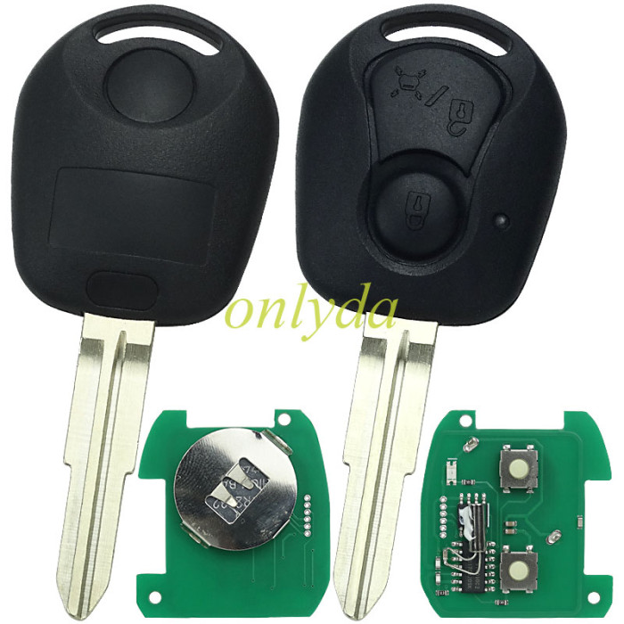 Free shipping For Ssangyong  remote key with 4D60 chip with 315mhz/ 433.92mhz/447mhz , pls choose frequency