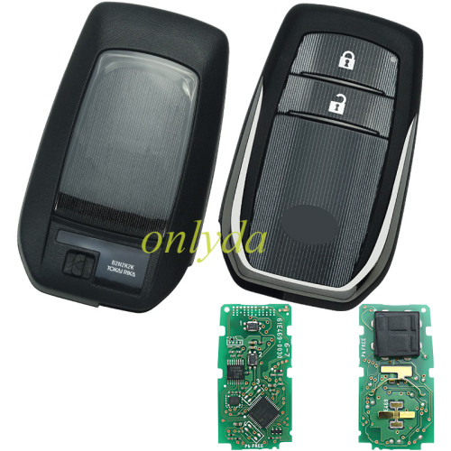 Free shipping Original 2 Button Smart Key 315mhz B2N2K2K  H  8A Chip for 2015-2017 Hilux PCB 61E469-0030 312.5/314mhz