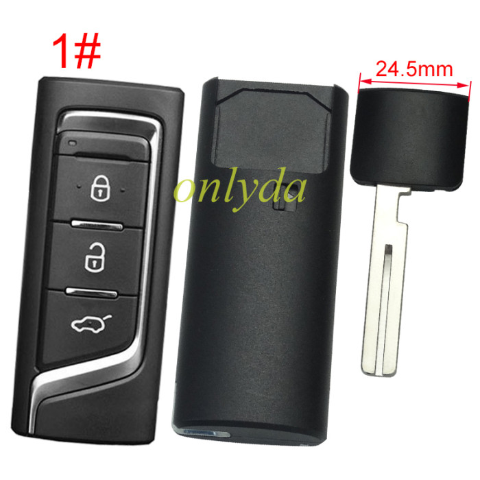 Free shipping 5pcs/lot for Trumpchi  remote key shell,please choose the model