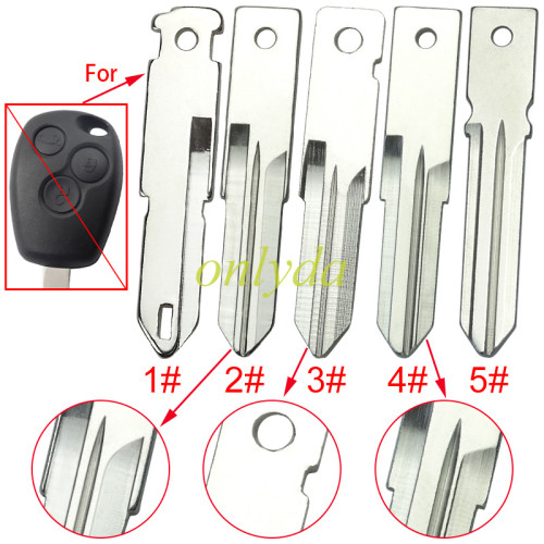 Free shipping 10pcs/lot For Renault key blade  1# NE73/ 2#3# VAC102/ 4# HU166 5#HU179. pls choose blade