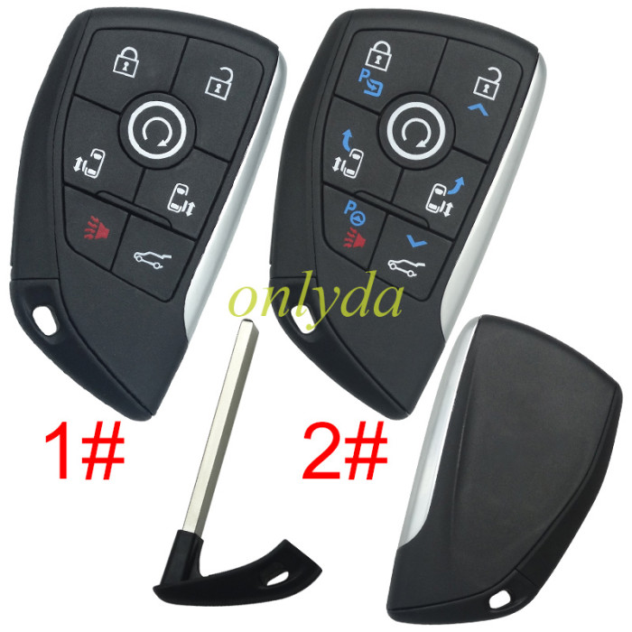 Free shipping For Buick remote key  shell with badge place(please choose button)