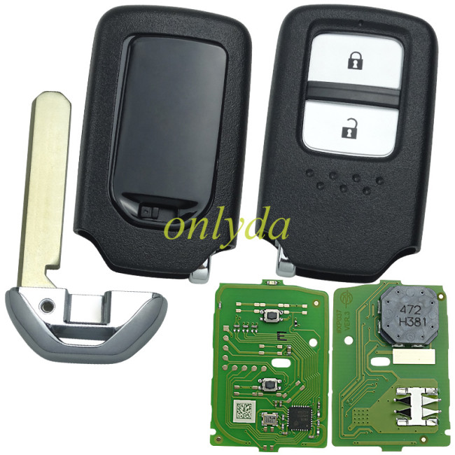 Free shipping Xhorse XZBT42EN for honda 1 button  Vvdi smart remote key