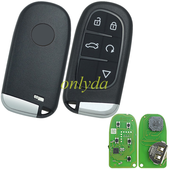 Free shipping Xhorse XSJP01EN Universal Smart Remote Key 5 Buttons Jeep Type 2 Style