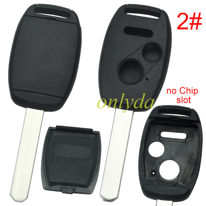 Free shipping 5pcs/lot Super Stronger GTL shell  Honda upgrade remote key shell （Without chip slot place)， pls choose button