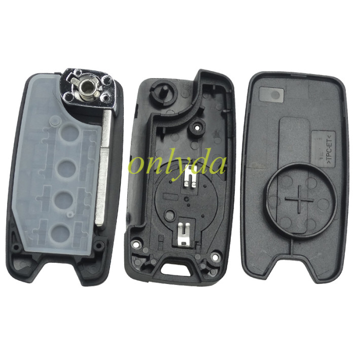 Free shipping 5pcs/lot For Chrysler remote key shell, emergecy blade included, pls choose the button