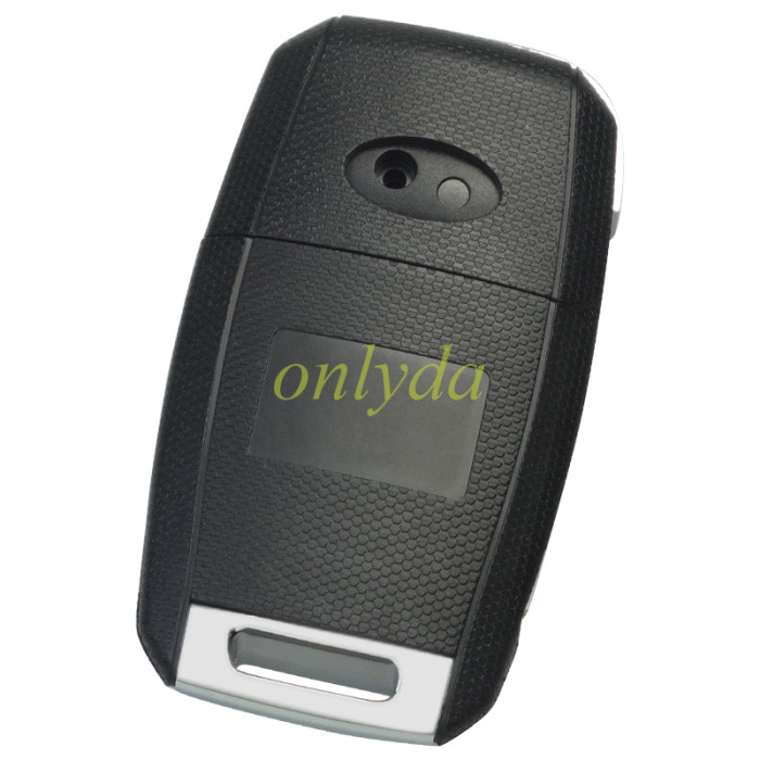Free shipping KIA 6 button flip remote key blank with logo