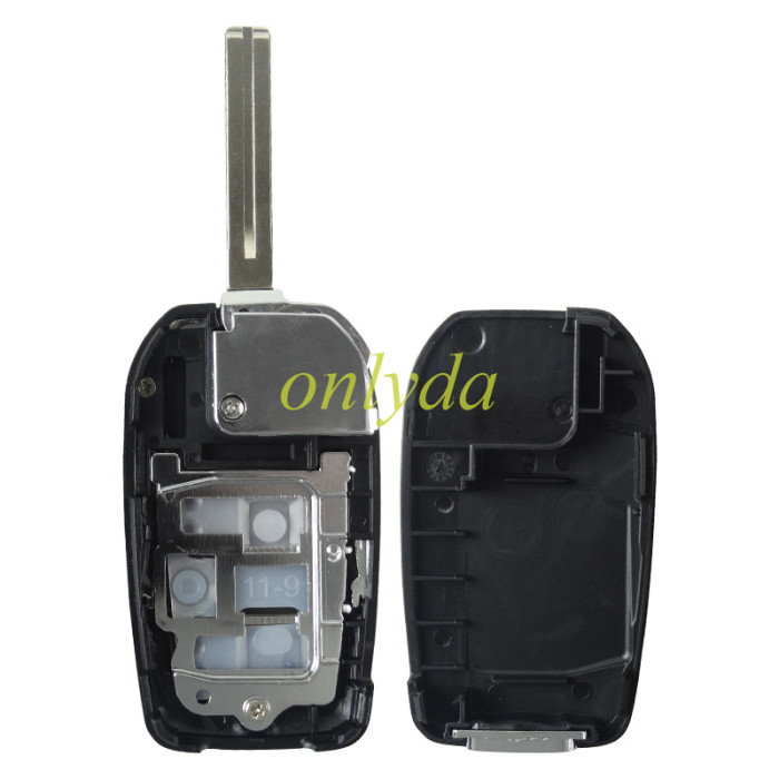Free shipping 5pcs/lot For Lexus 3 button  modified remote key blank with chip slot with badge with blade