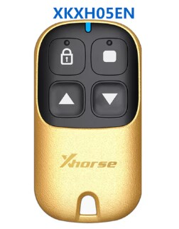 Free shipping 5pcs/lot Xhorse XKXH05EN Universal Remote Key 4 Buttons Golden Style English Version for VVDI Key Tool
