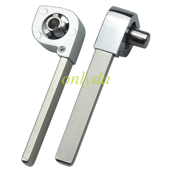 Free shipping 5pcs/lot For Opel  modified remote key shell with round badge place, pls choose the button
