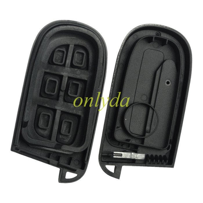 Free shipping 5pcs/lot For Chrysler  remote key shell with blade CY24，the key pad cant be removed，with badge place , pls choose button