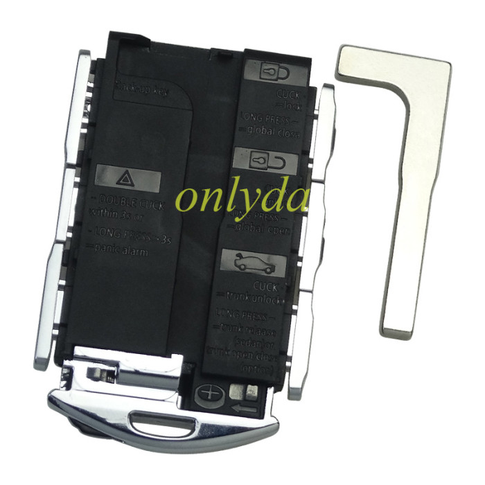 Free shipping For VOLVO remote replacement key shell with badge , pls choose colors.