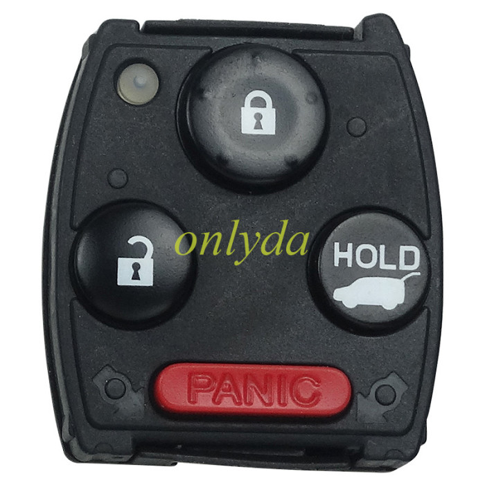 Free shipping For Honda Accord Original 3+1 Button remote key with 433mhz (90% new) with SIEMENS VDO 46chip 7941A  72147-SZA-P4 A2C53434570