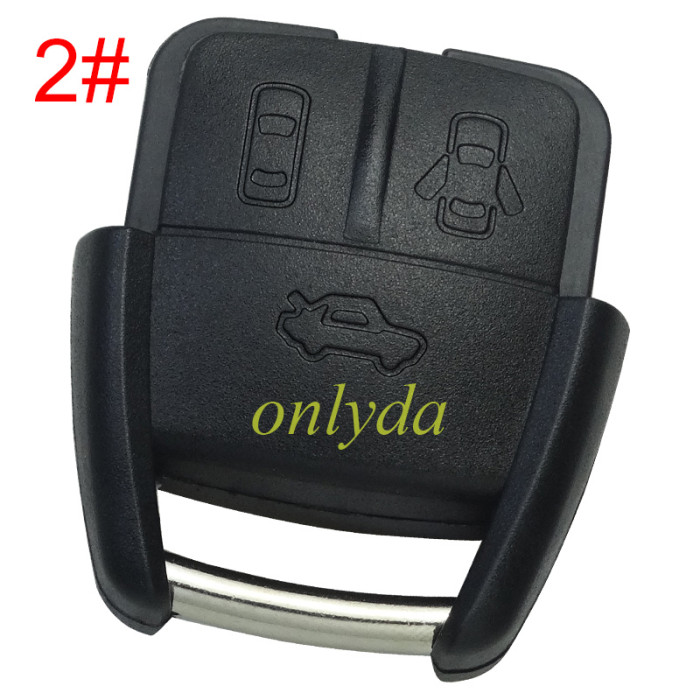 Free shipping 10pcs/lot For Chevrolet remote shell without battery holder， pls choose the button