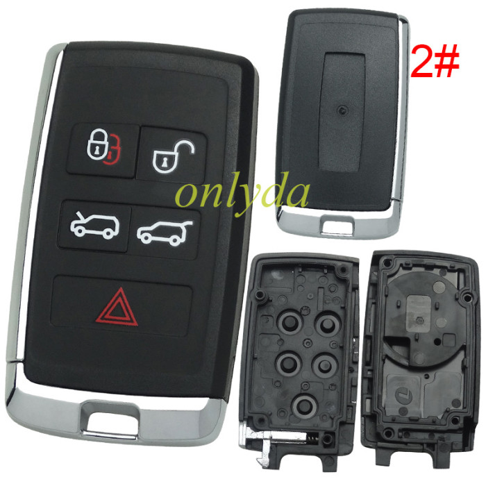 Free shipping 5pcs/lot For LandRover replacement shell  for original 5 button remote key