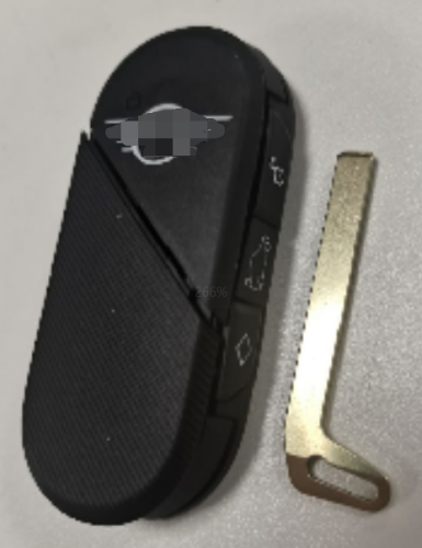 For BMW MINI remote key shell with blade , MINI printed on the back With badge