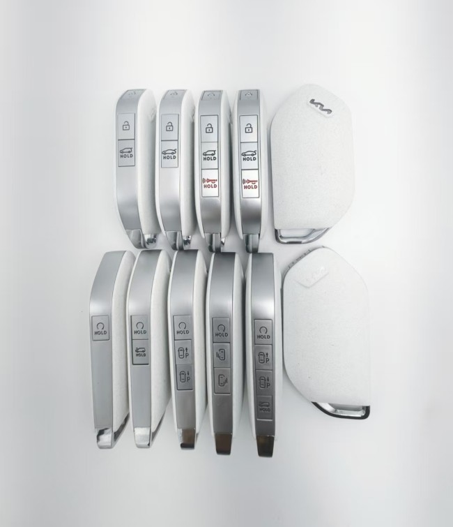 Free shipping For Kia  remote key shell White color without badge ， pls choose button
