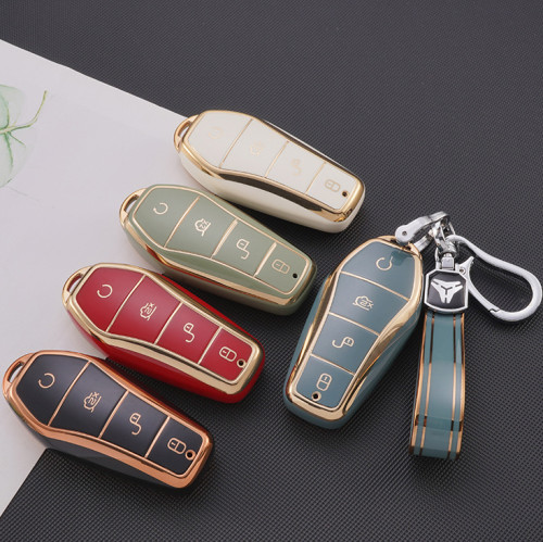 BYD Qin plusdmi, 20A2A1 Yuan proD1 Qin plusE1E2 TPU protective key case,please choose the color.