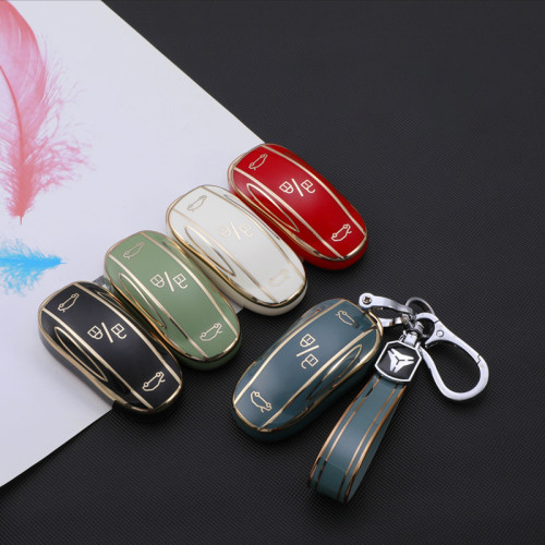 Tesla TPU protective key case,please choose the color.