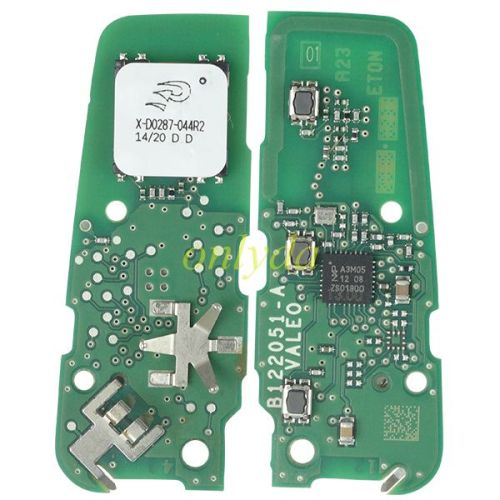 Free shipping For OEM vauxhall 3 button remote key with trunk button with 434MHZ with hitag AES chip or NXP A3M15 or 4A chip