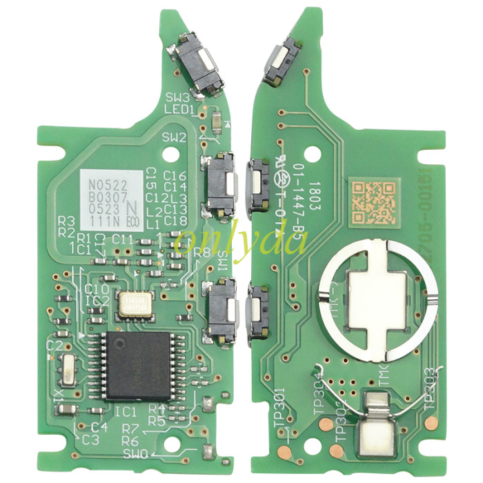 Free shipping OEM Kia CEED 3 Button Flip Remote key with DST AES 8A  Transponder  TRPWS21 H chip 433mhz  95430-J7000 for kia ceed 2018+ 95430J7000 Frequency: 433Mhz blade (cutted)