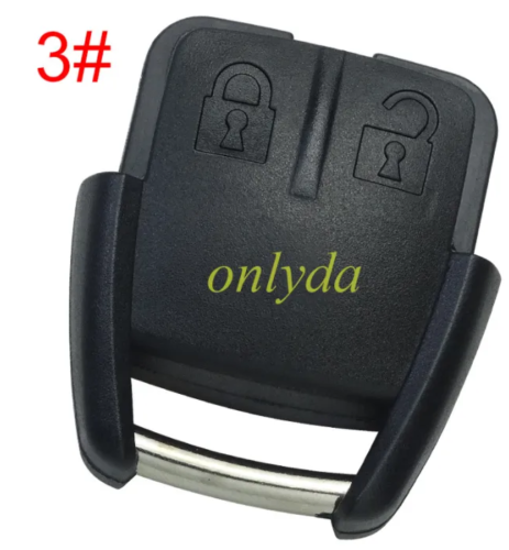 Free shipping For Chevrolet 2 Button remote control with 434mhz for Brazil market Agile  Montana 2009-2011