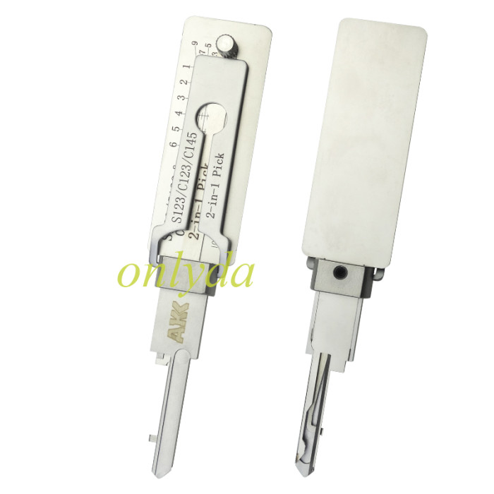 C123 AKK 2 in 1 decode and lockpick for Residential Lock